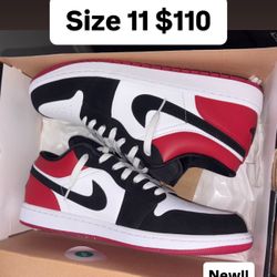 Jordan Retro 1s Low Top Size 11 Brand New