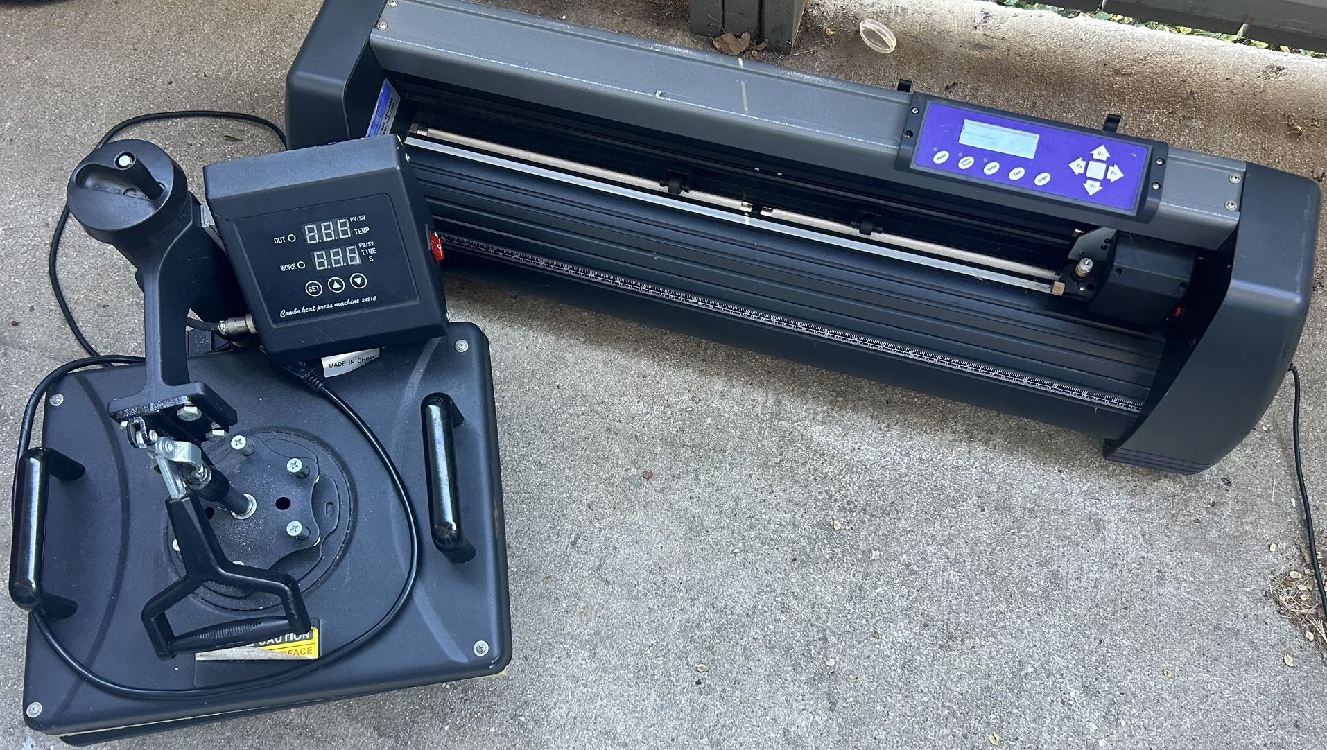 Heat Press & Vinyl Cutter