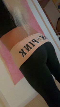 Victoria Secret PINK fold OVER Leggings RARE
