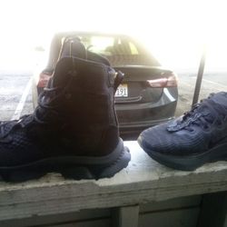 Under Armor Storm Proof Shoes And Nike