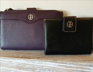 Giani Bernini Leather Wallets Set of Two