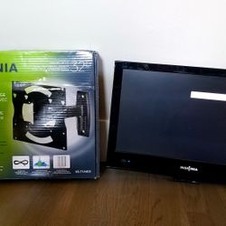 18.5" LCD TV and Full Motion Wall Mount