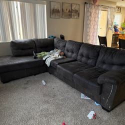grey sectional