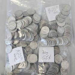Silver Dimes & Quarters $2 under MELT