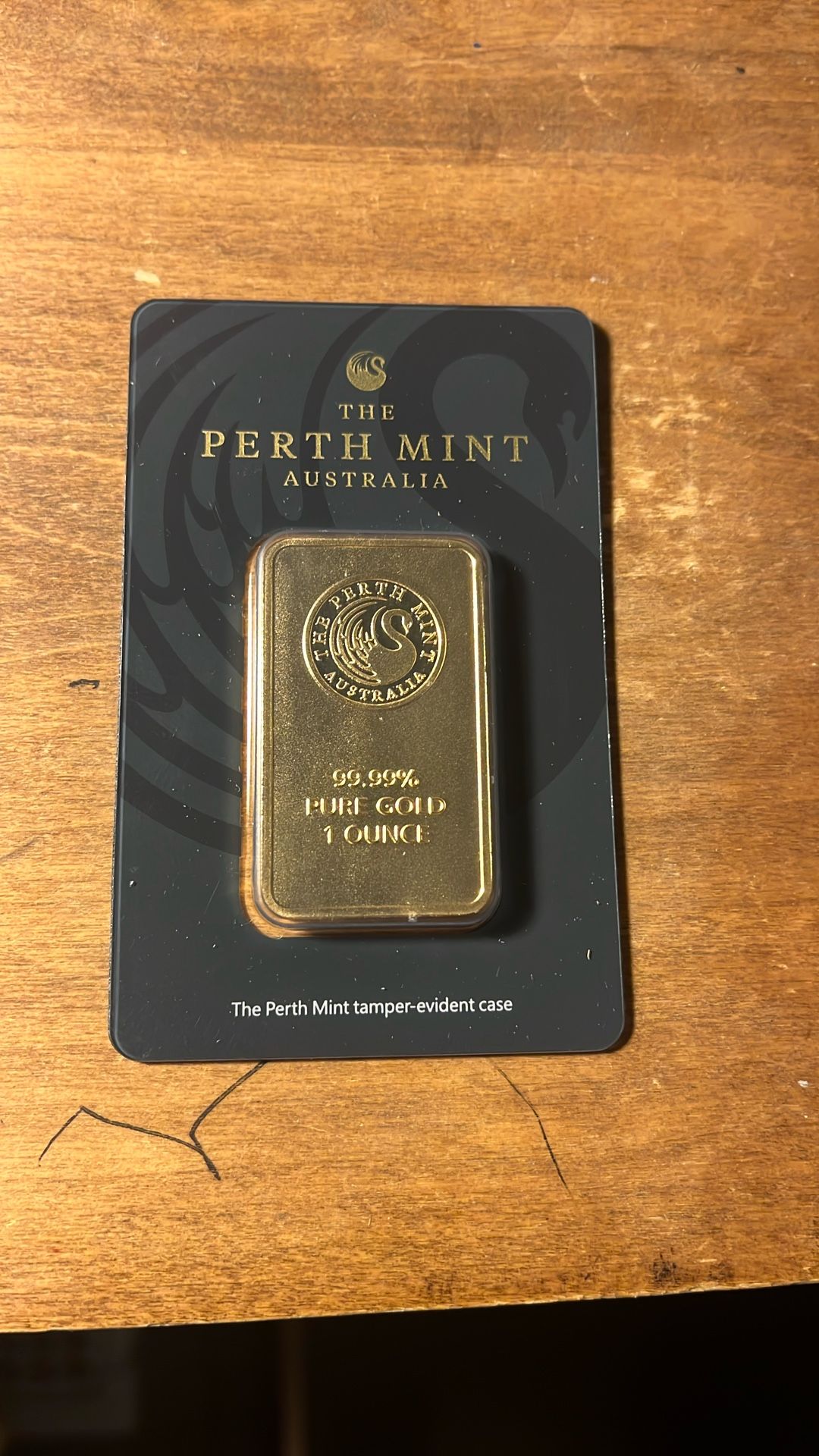 1 Oz Gold Bar Perth Mint
