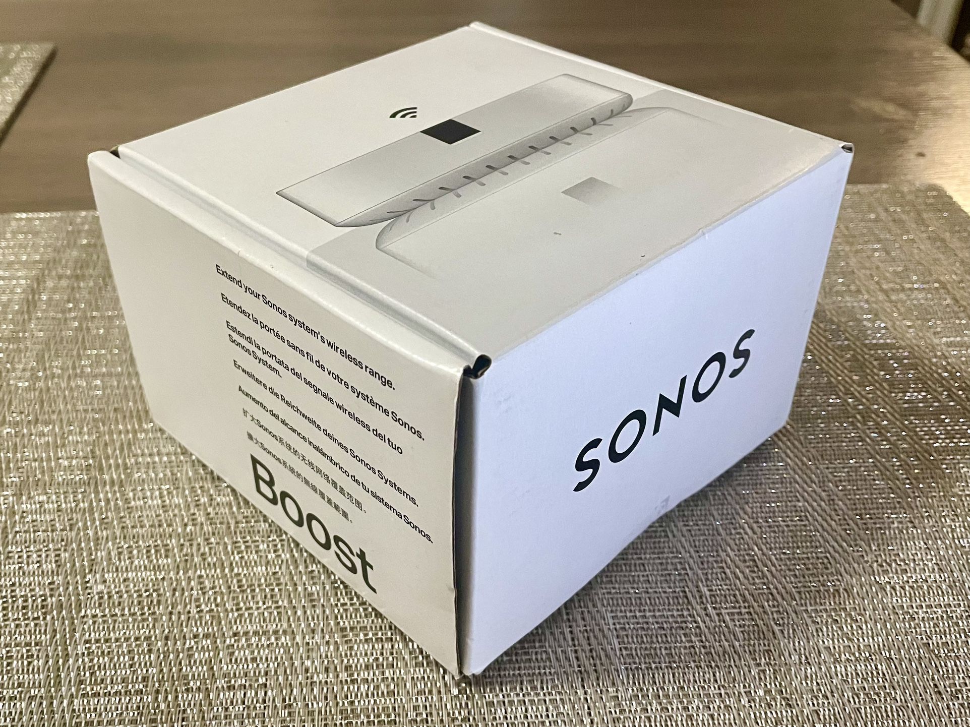 Sonos Boost Integrated Network Extender.