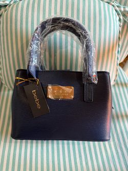New Blue Bebe Purse Satchel.