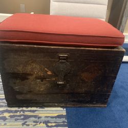 Small Antique Travel Trunk