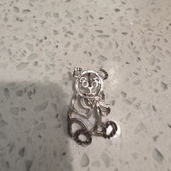 Sterling Silver Bear Pendant