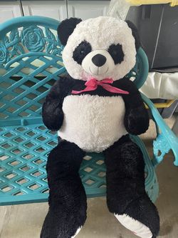 Oso Panda De Peluche Buenas Condiciones 