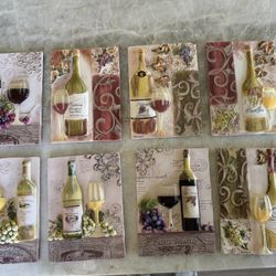 Wine Plaques For Decorating 