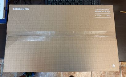 Samsung CF398 27” Curved Monitor – Excellent/Open Box Condition