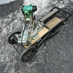 Saw With Portable Table $120