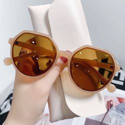 2025 new sunglasses women‘s anti-UV big face slimming sunscreen fashion sunglasses Korean version high-end