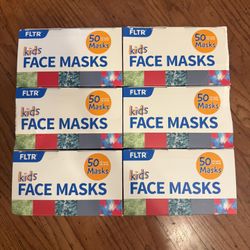 Kids Face Mask - 6 Boxes Of 50 Masks