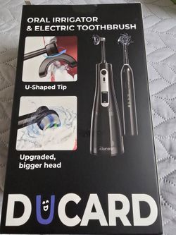 Water Flosser & Electric Toothbrush Combo – Black