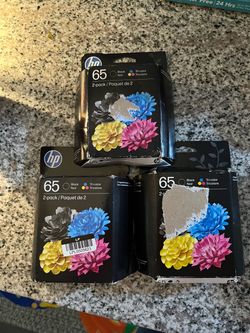 HP 65 Ink Cartridge 2-Pack x3 (Black & Tri-Color)