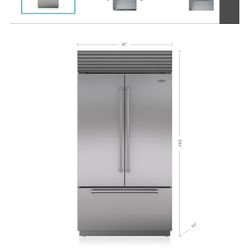 🔥 Sub-Zero 42” Built-In French Door Refrigerator – Luxury Performance! 🔥