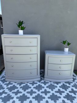 Dresser and nightstand