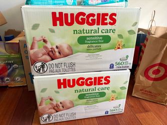 Huggies wipes $15/box