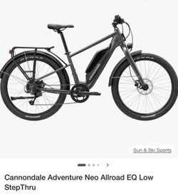 Cannondale Adventure Neo Allroad EQ i less than 100 miles total