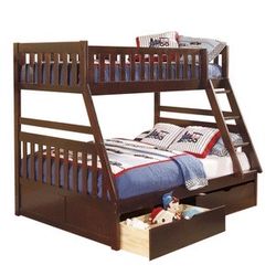 Bunk Bed Frame With Mattress Memory Foam 7” On Sale 