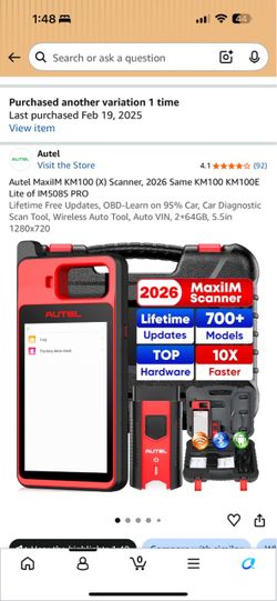 Autel MaxiIM KM100 Car Diagnostic Scanner