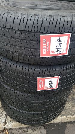 Four matching Goodyear tires for sale 265/70/17