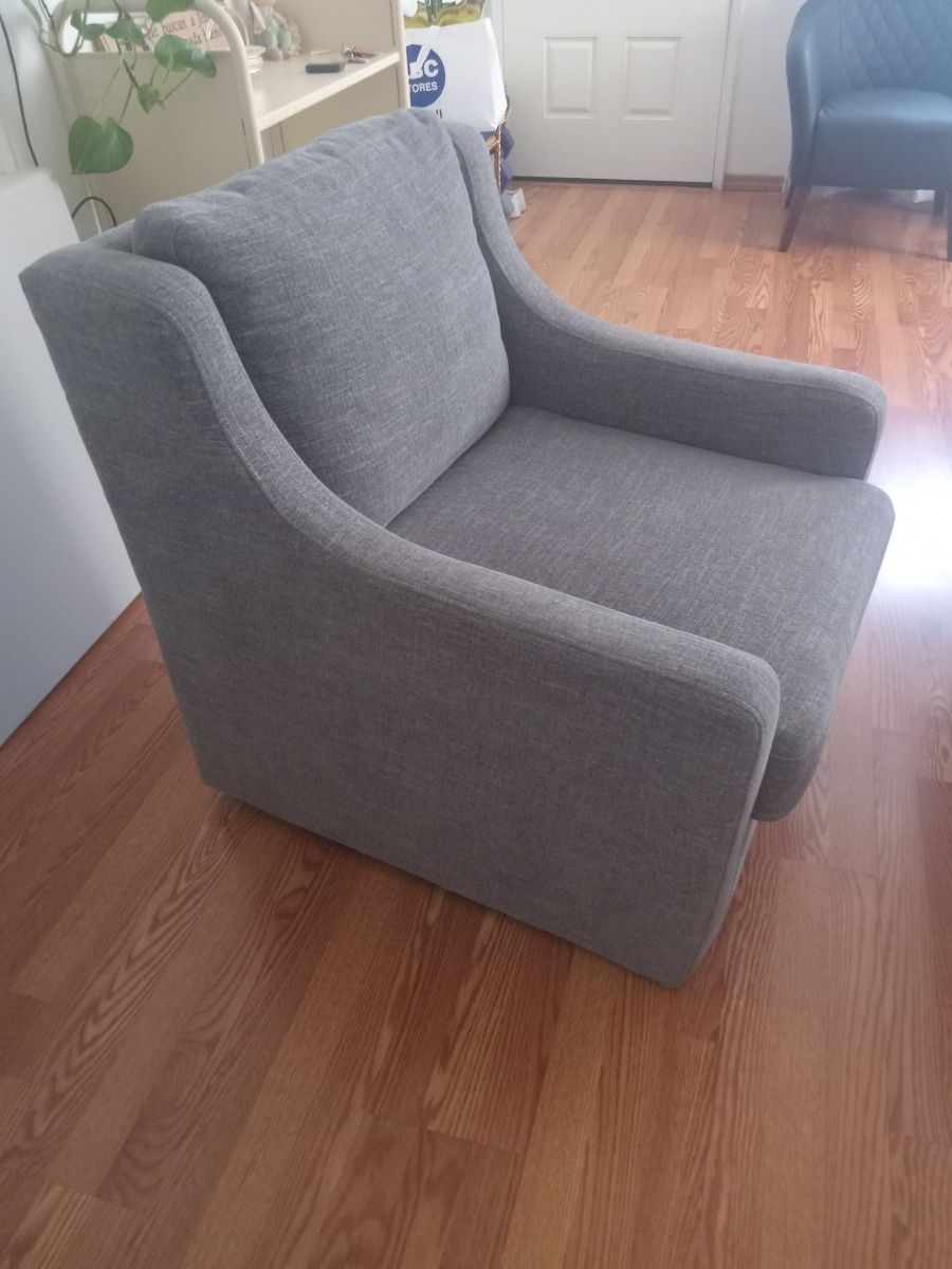 Heather Gray Love Seat