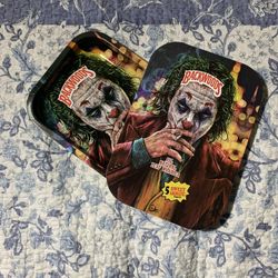 Joker Backwoods Metal Tray With Magnetic Lid