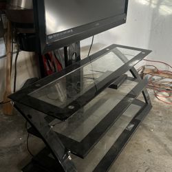 3 Tier Glass shelve TV Stand 
