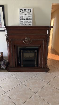 Electric Fireplace Mantel
