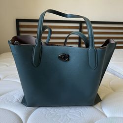 Coach Leather Tote Bag