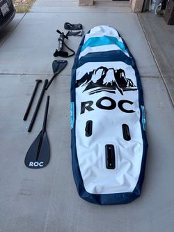 ROC Inflatable Stand Up Paddle Board with Accessories