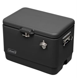 Coleman Reunion 54 QT Steel Belted Cooler Black