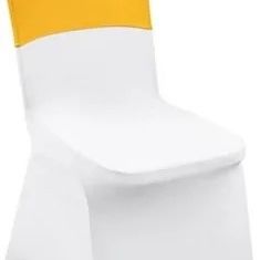 Stretch Spandex Chair Covers 50 Set - White - Folding Chair Slipcovers for Wedding Banquet Party - Universal Fitte...