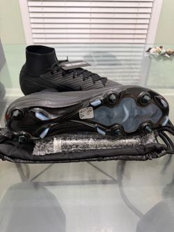 Nike Zoom Mercurial Superfly 10 Elite SG-PRO Shadow Pack All Black Size 12.5 FQ8342-002