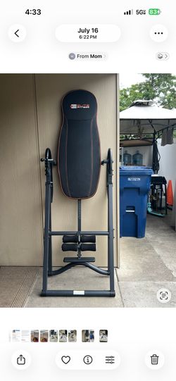Elite Fitness inversion table