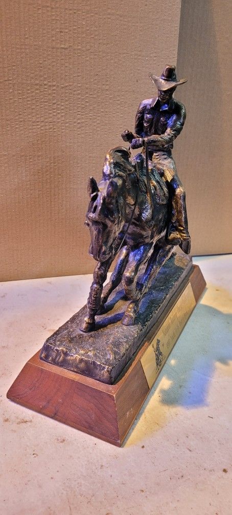 National Reining Horse Association 1997 Reserve World Champion Bronze Trophy