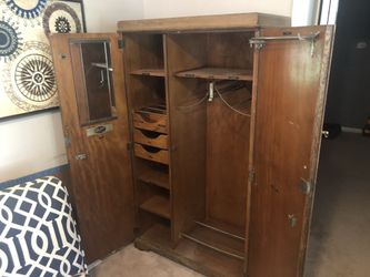 Very Antique armoire, possibly depression era not sure