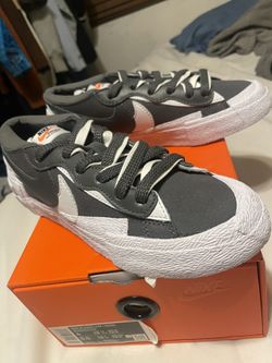 nike blazer low sacai grey 4/5.5
