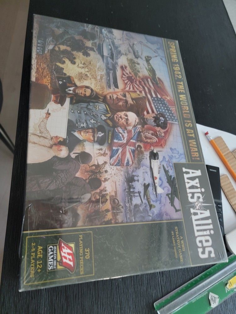 Axis & Allies Spring 1942 A WWII Strategy Game Avalon Hill Games Board Game