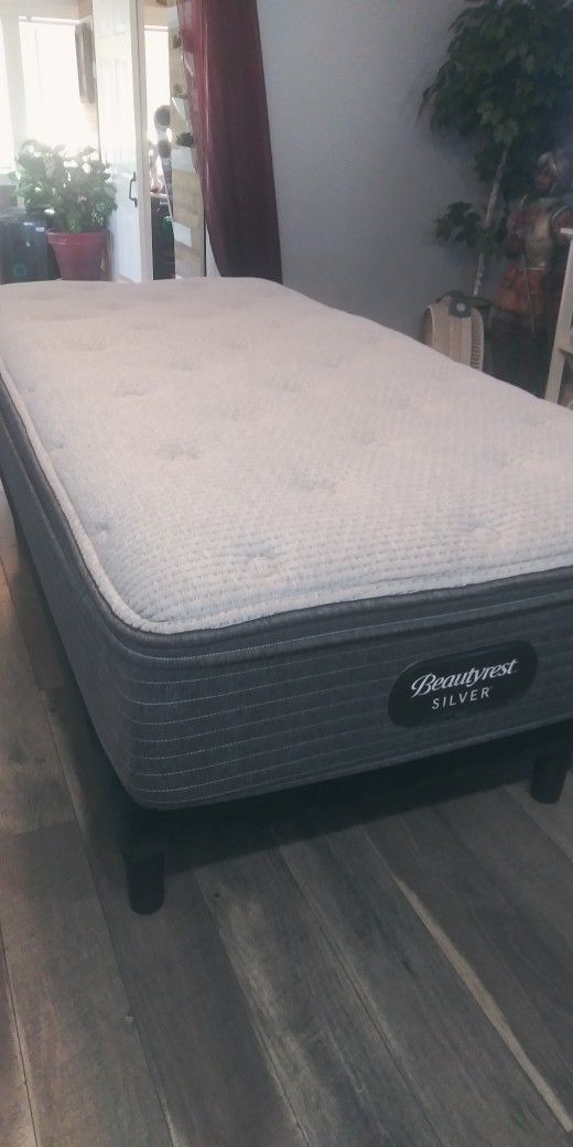 Clean Like New Pillowtop Twin X-long Mattress, Only $60