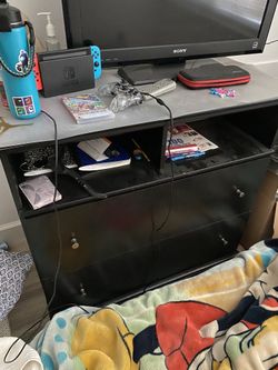 Black dresser