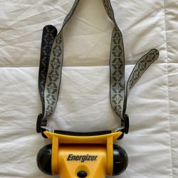 Energizer HEADLAMP - Very Useful, Straps To Head Or Anything Else