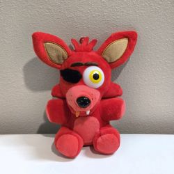 '17 Funko Five Nights at Freddys Red Foxy Plush 6" Stuffed Animal FNAF Eye Patch