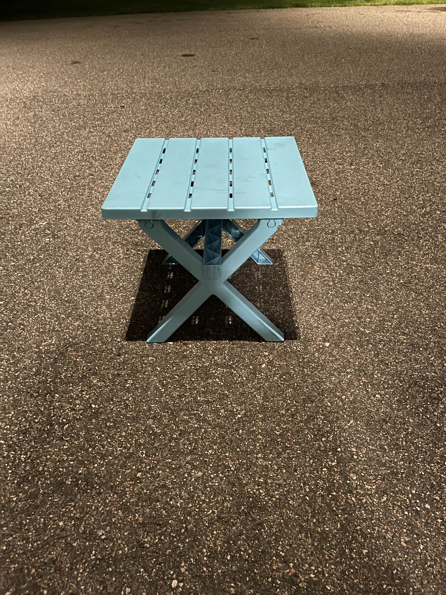 Small Plastic Blue doll table 