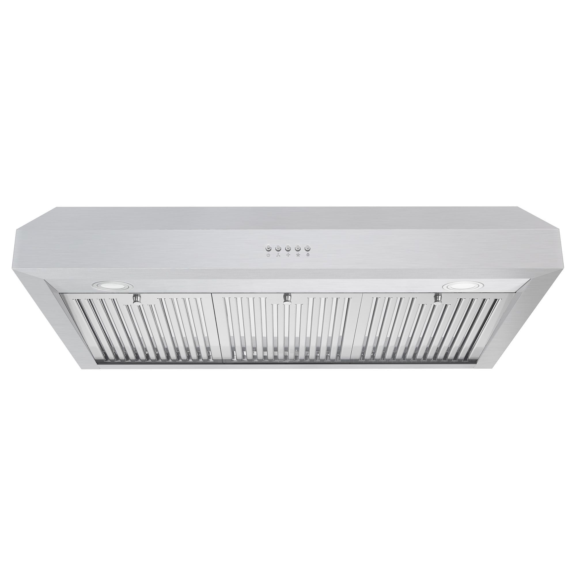 New Open Box 36" Stainless Steel Under Cabinet Range Hood with Push Button Controls