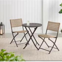 Set De Mesa Y Silla De Patio 