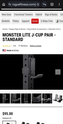 Monster Lite J-Cup Pair - Standard